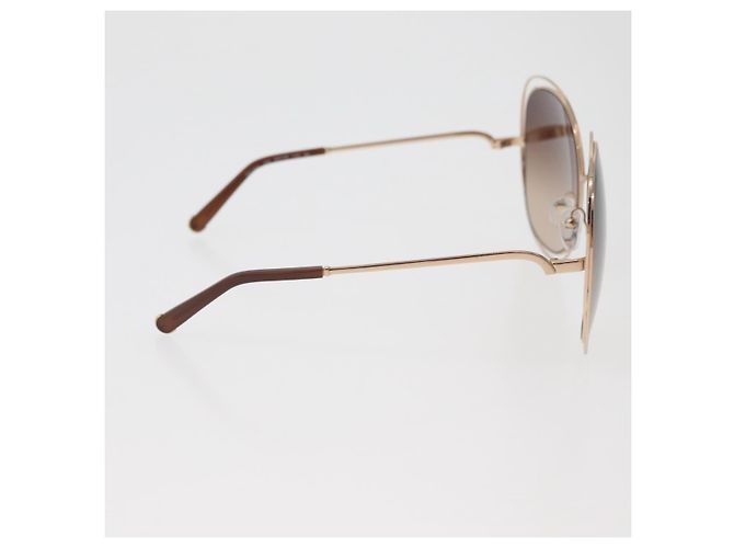 Chloé Gafas de sol Chloe metal Gold Tone Auth BA12851A - vista 5