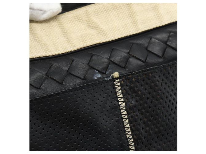 Borsa a Spalla BOTTEGA VENETA INTRECCIATO in Pelle 2way Nero Auth bs35143 - vista 10
