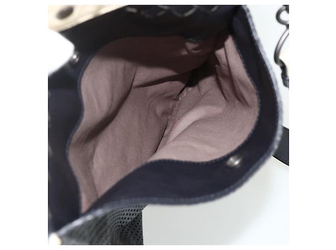 Borsa a Spalla BOTTEGA VENETA INTRECCIATO in Pelle 2way Nero Auth bs35143 - vista 24