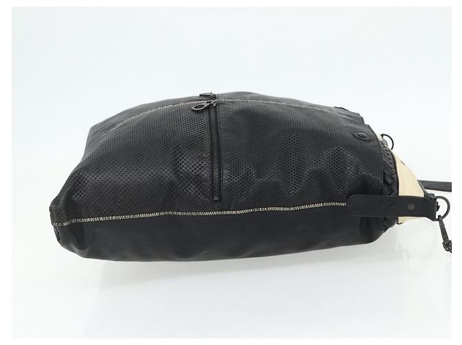 Borsa a Spalla BOTTEGA VENETA INTRECCIATO in Pelle 2way Nero Auth bs35143 - vista 4