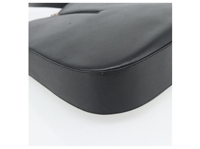 Borsa a tracolla Salvatore Ferragamo Gancini in pelle nera argento Auth bs35252 Nero - vista 16