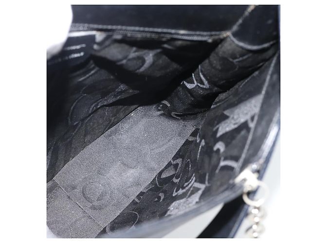 Borsa a tracolla Salvatore Ferragamo Gancini in pelle nera argento Auth bs35252 Nero - vista 17