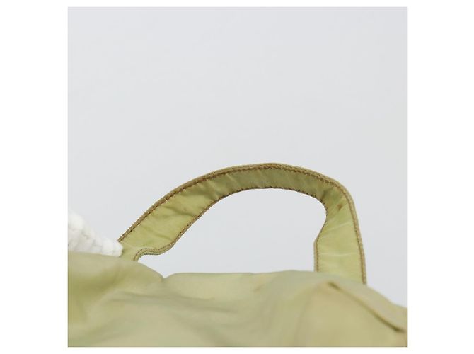 Zaino PRADA Nylon Verde Argento Auth 180684 - vista 14