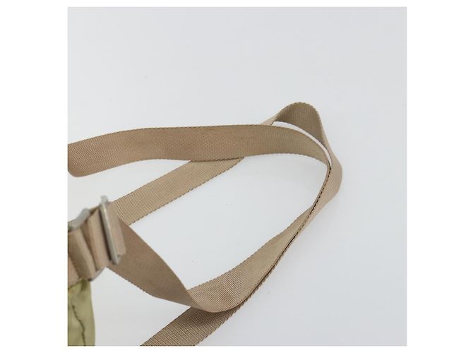 Zaino PRADA Nylon Verde Argento Auth 180684 - vista 15