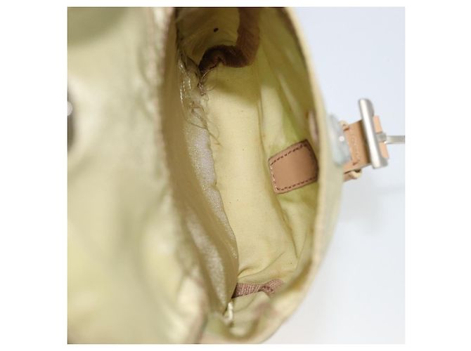 Zaino PRADA Nylon Verde Argento Auth 180684 - vista 29