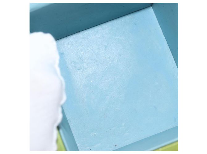 LOUIS VUITTON Vernis Bleecker Cosmetic Pouch Baby Blue M91003 Auth BA12747 Blu chiaro - vista 11