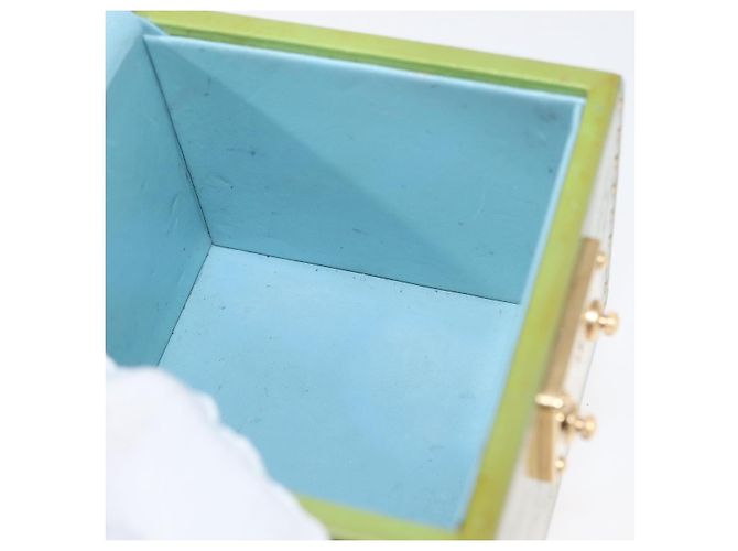 LOUIS VUITTON Vernis Bleecker Cosmetic Pouch Baby Blue M91003 Auth BA12747 Blu chiaro - vista 20