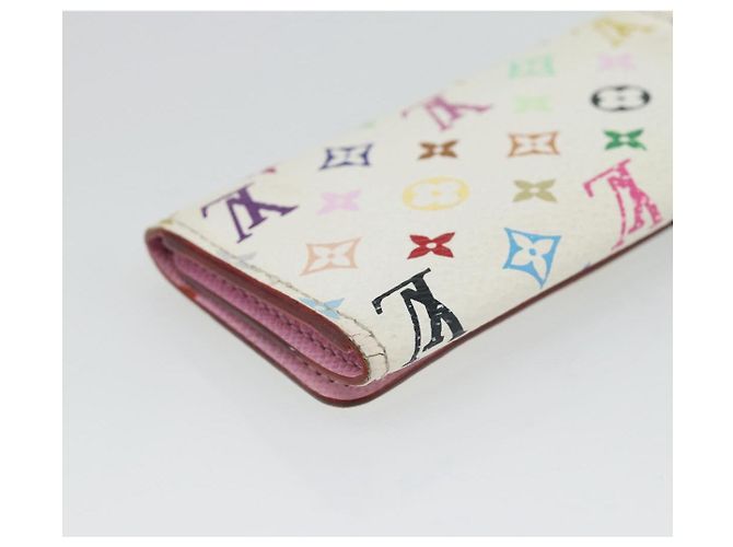 LOUIS VUITTON Monogram Multicolor Multicles 4 Key Case White M93731 Auth 181452 Bianco - vista 16