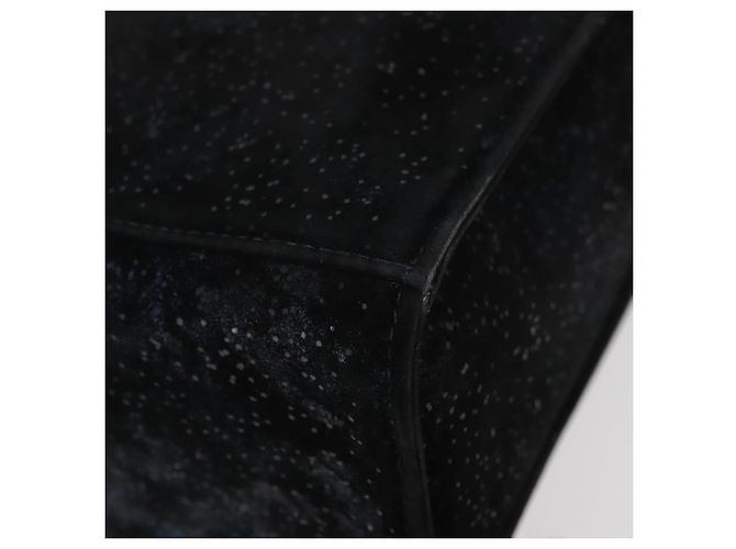 Borsa Gianni Versace in scamosciato nero e oro Auth BA12723A D'oro - vista 15
