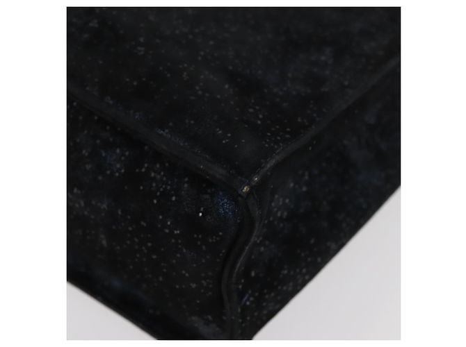 Borsa Gianni Versace in scamosciato nero e oro Auth BA12723A D'oro - vista 16