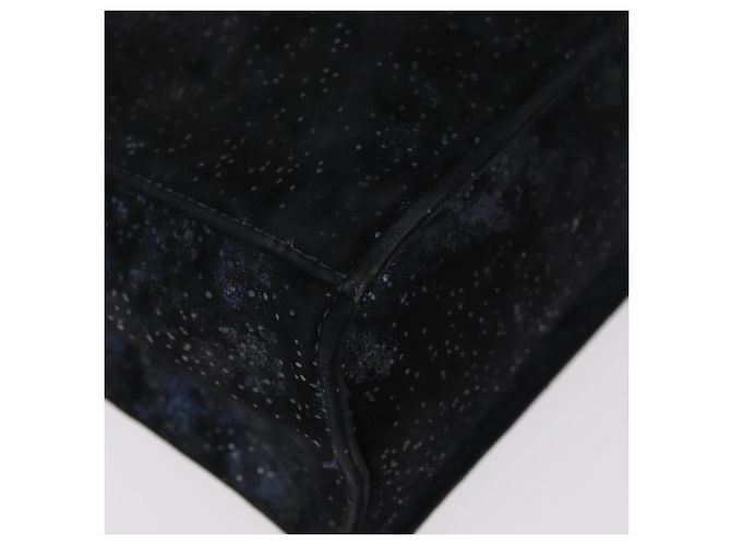 Borsa Gianni Versace in scamosciato nero e oro Auth BA12723A D'oro - vista 17