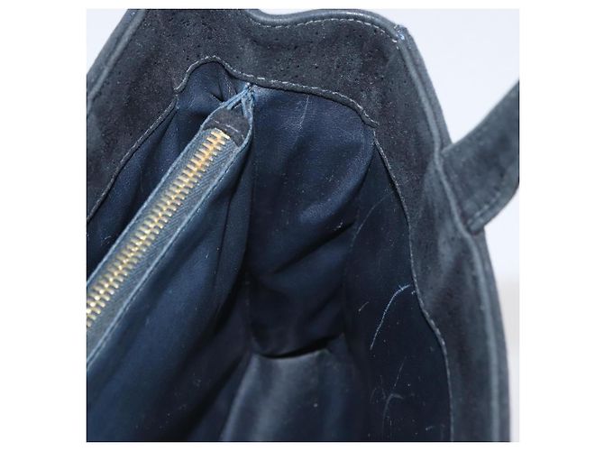 Borsa Gianni Versace in scamosciato nero e oro Auth BA12723A D'oro - vista 19