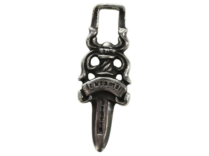 Chrome Hearts Dolch Anhänger Charm Top Ag925 Silver Auth 180404M Silber - Ansicht 2