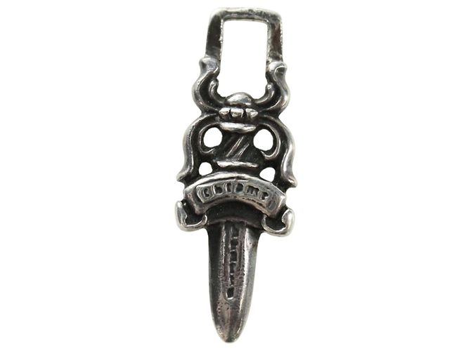Chrome Hearts Dolch Anhänger Charm Top Ag925 Silver Auth 180404M Silber - Ansicht 6