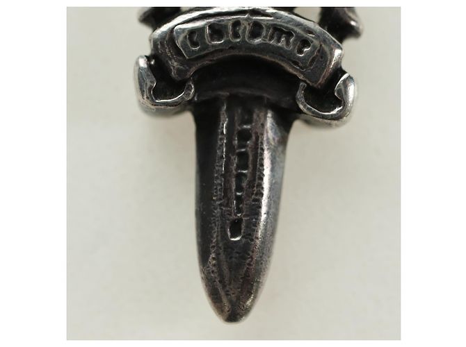 Chrome Hearts Dolch Anhänger Charm Top Ag925 Silver Auth 180404M Silber - Ansicht 7