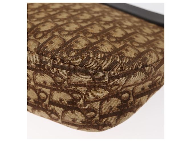 Borsa a Spalla Christian Dior Trotter Canvas Oro Beige Auth 179906 D'oro - vista 17