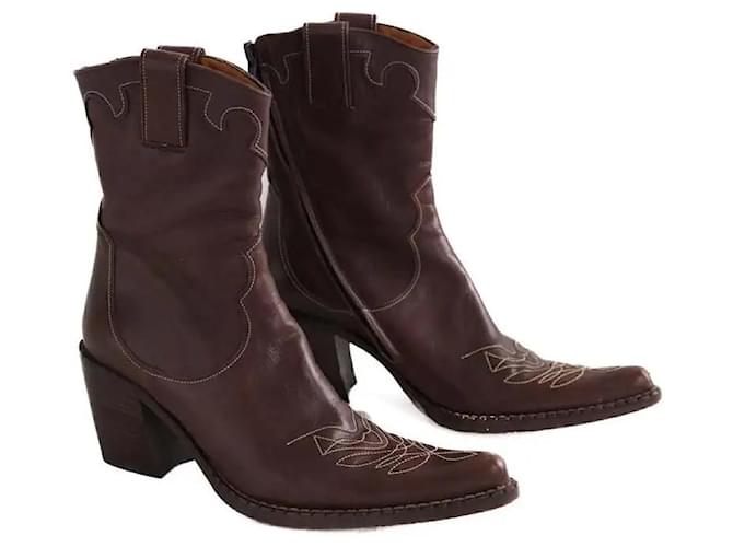 Free Lance Botas western marrones Castaño - vista 3