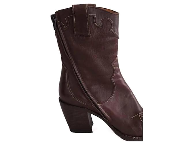 Free Lance Botas western marrones Castaño - vista 4