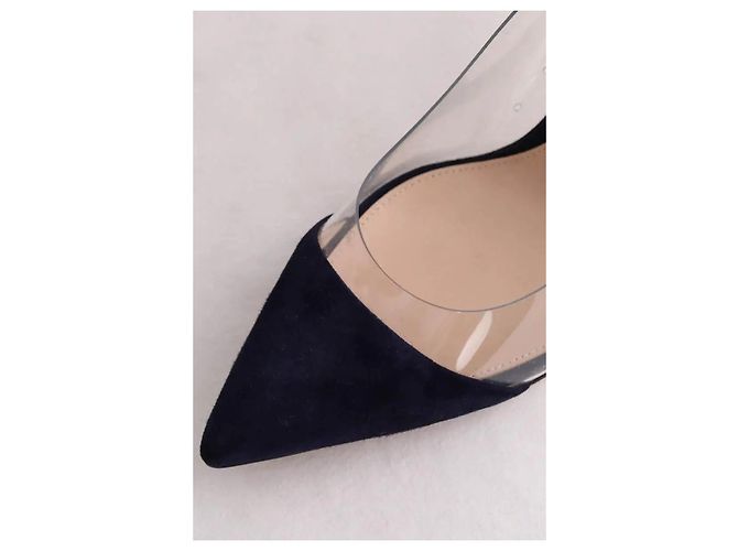 Gianvito Rossi Tacchi blu marina Blu navy - vista 5