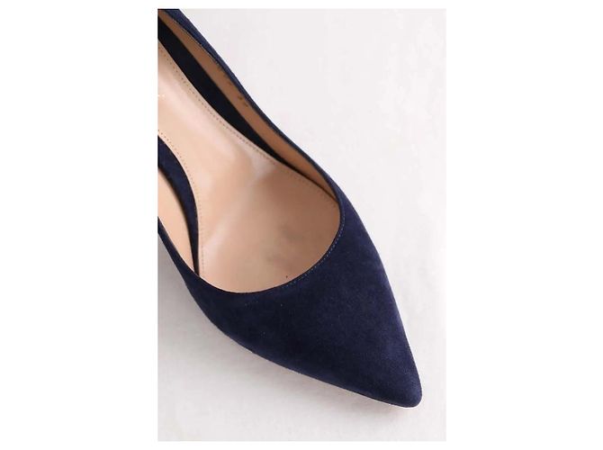 Gianvito Rossi Tacchi blu marina Blu navy - vista 5