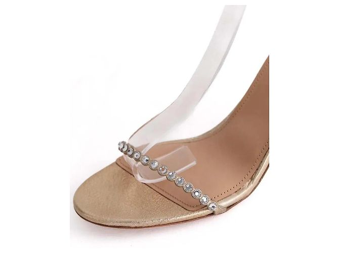 Aquazzura Tacchi dorati D'oro - vista 5