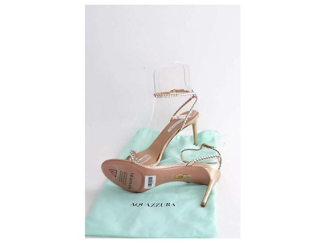 Aquazzura Tacchi dorati D'oro - vista 6