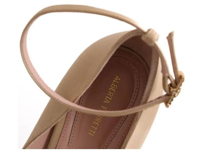 Alberta Ferretti Tacchi dorati D'oro - vista 5