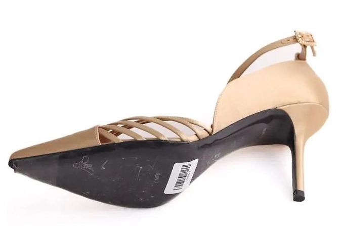 Alberta Ferretti Tacchi dorati D'oro - vista 6