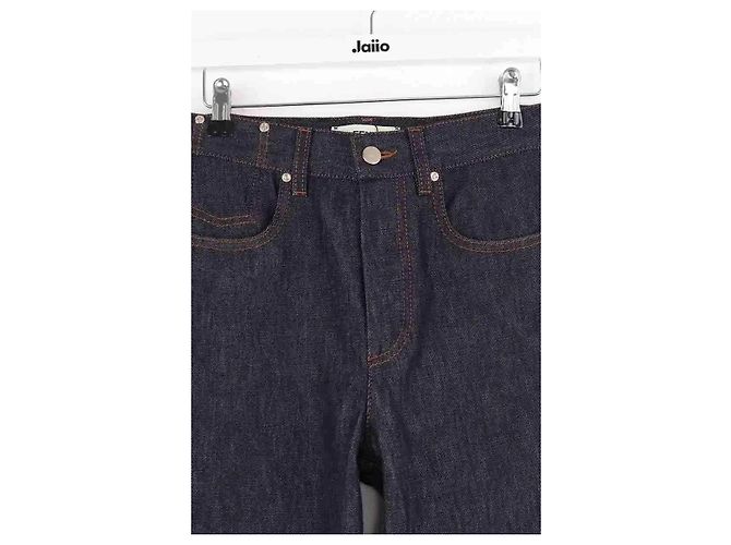 Fendi Jeans dritti blu navy - vista 2