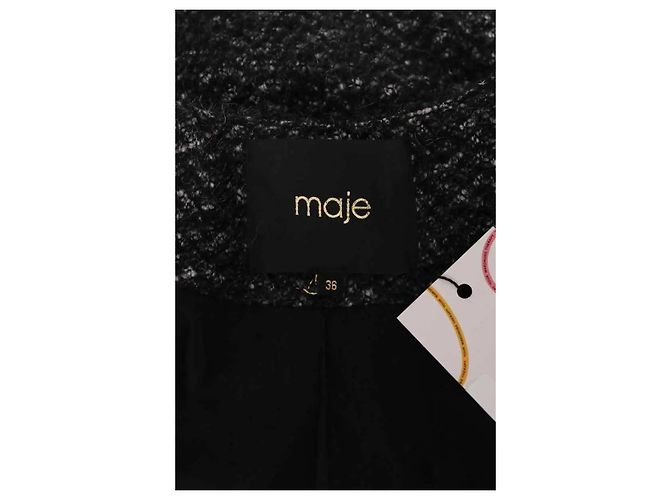 Maje Abrigo negro - vista 5