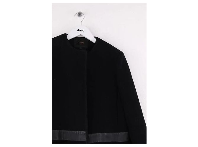 Maje Cappotto nero - vista 2