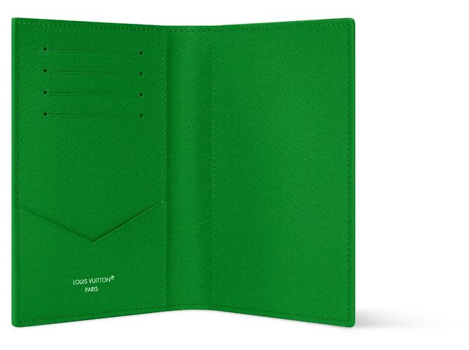 Capa de passaporte Louis Vuitton Soccer Verde - vista 2