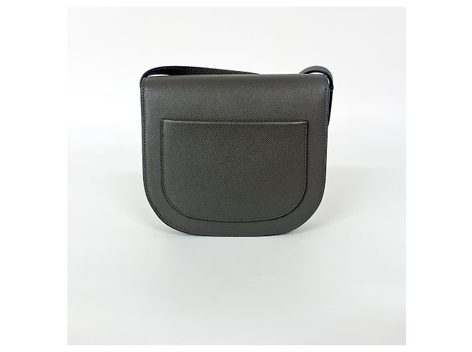 Céline Borsa a tracolla Celine Trotteur in pelle granulata Small Marrone - vista 3