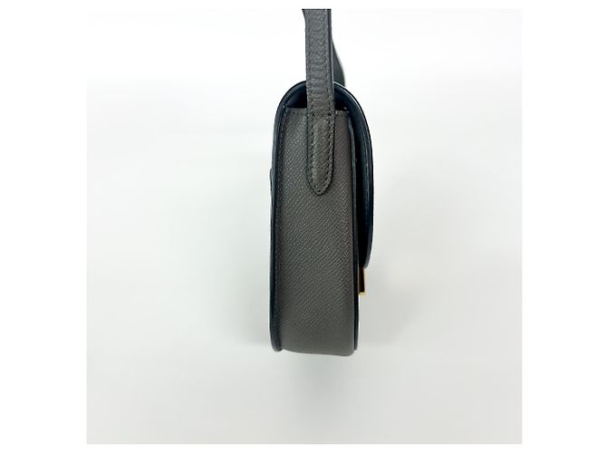 Céline Borsa a tracolla Celine Trotteur in pelle granulata Small Marrone - vista 4