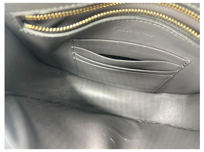 Céline Borsa a tracolla Celine Trotteur in pelle granulata Small Marrone - vista 6