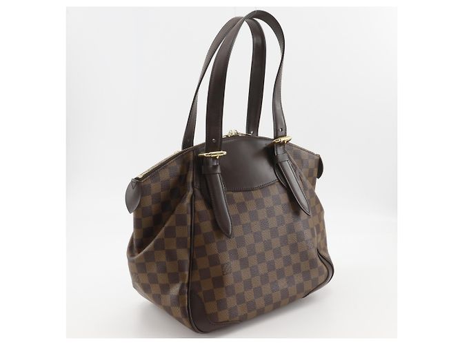 Borsa Tote Louis Vuitton Verona MM Marrone - vista 3