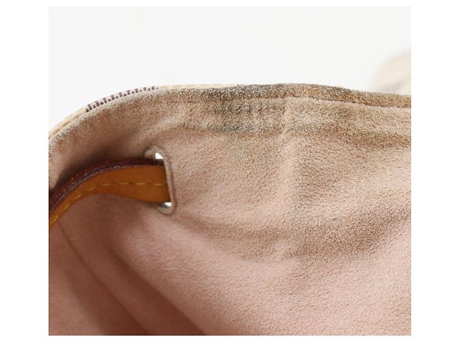 Louis Vuitton Speron Rucksack aus Damier Azur Canvas Weiß - Ansicht 10