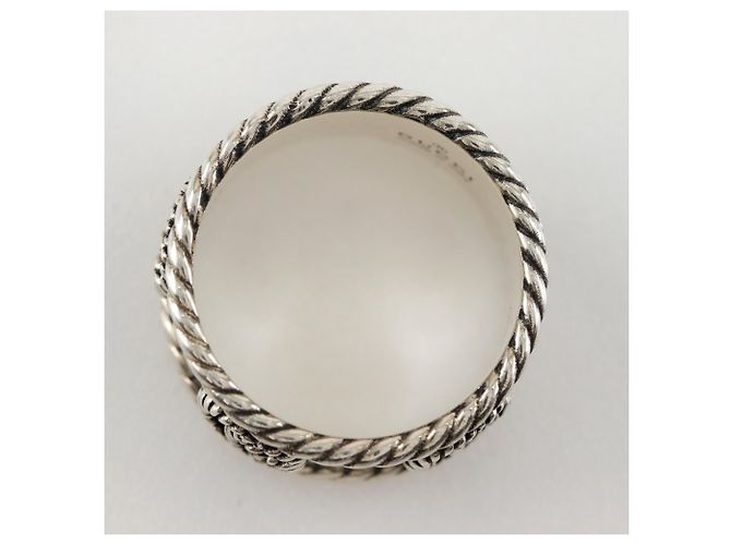 Gucci Double G Ring mit breitem Band - Ansicht 4