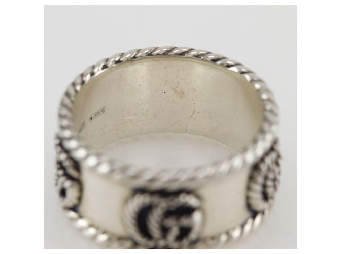 Gucci Double G Ring mit breitem Band - Ansicht 5