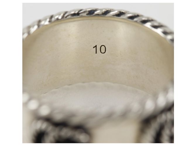 Gucci Double G Ring mit breitem Band - Ansicht 6