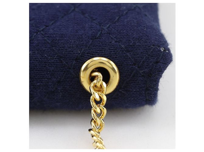 Pochette Chanel Navy Chain Azul marino - vista 10