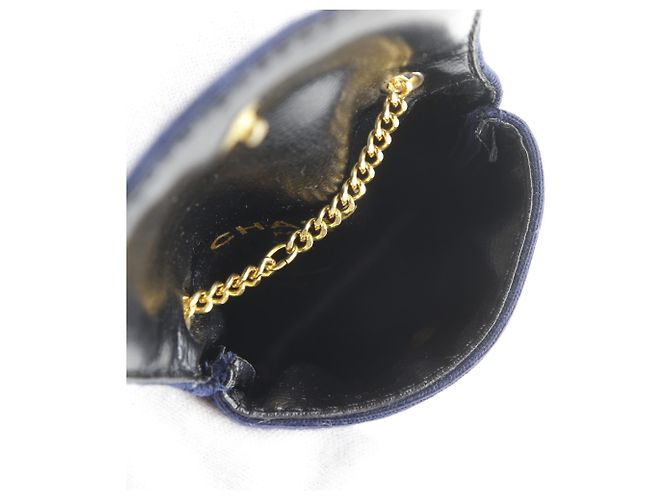 Pochette Chanel Navy Chain Azul marino - vista 6
