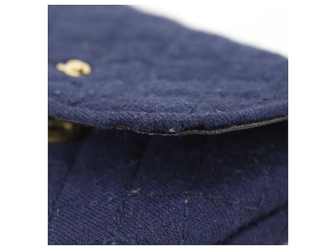 Pochette Chanel Navy Chain Azul marino - vista 9
