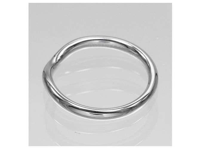 Tiffany & Co. geschwungener Ring aus Platin mit Diamant - Ansicht 8