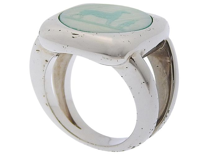 Ring Hermès Anello Corozo Hermes in Argento 925 - vista 3