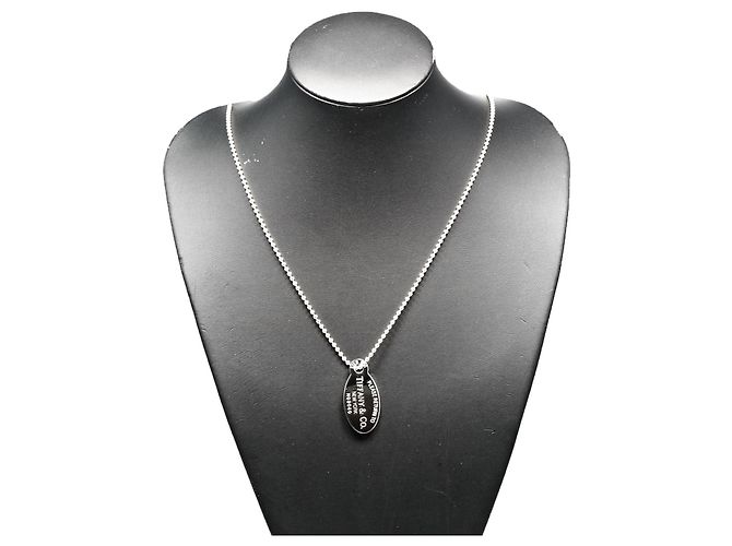 Collana con pendente ovale Return to Collection in argento sterling Tiffany & Co. - vista 2