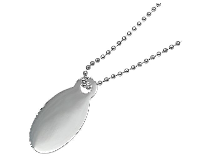 Collana con pendente ovale Return to Collection in argento sterling Tiffany & Co. - vista 3