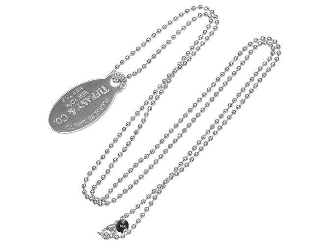 Collana con pendente ovale Return to Collection in argento sterling Tiffany & Co. - vista 8