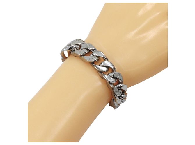 Pulseira Charm Louis Vuitton LV Chain Links Prata - vista 2