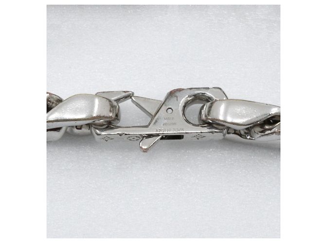 Pulseira Charm Louis Vuitton LV Chain Links Prata - vista 5